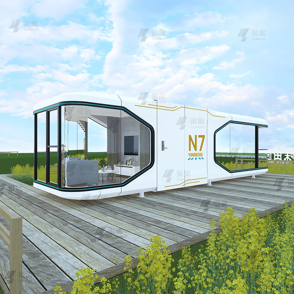 Mobile Home House Prefabricated Steel Structure Outdoor Office Creative Villa Prefab Houses for Hotel - Image 5