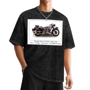 Brough Superior SS100 Motorcycle Print or Poster T-Shirt blacks essential t shirt summer top Louboutins mens t shirt graphic
