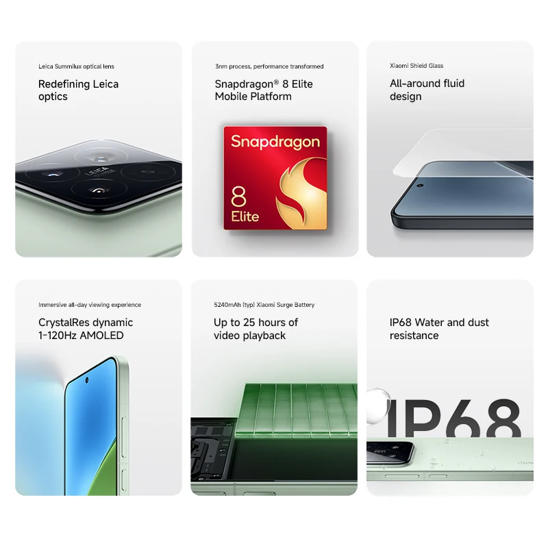 World Premiere Xiaomi 15 Smartphone Global Version 50MP Leica camera Snapdragon® 8 Elite 120Hz 5240mAh 90W Charging NFC 5G - Image 2