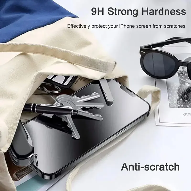 1-5PCS Anti-Spy Glass for iPhone 15 14 13 12 11 Pro Max Mini X XS XR 7 8 6 Plus Privacy Screen Protector For iPhone SE 2020 2022 - Image 5