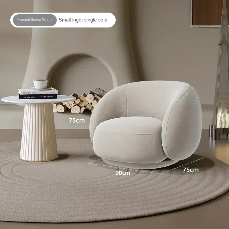 Nordic Modern Sofa Chair, Single Sofa, Clothing Store, Conference Reception, Negotiation, Rest Area Chair Armchair Luxury Sofa - Image 5