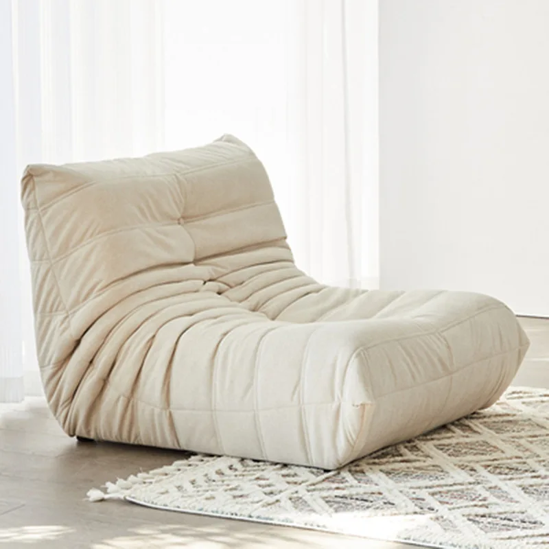 Net-red caterpillar technology cloth, lazy sofa, velvet cloth, simple modern living room, bedroom, single chair - Image 3