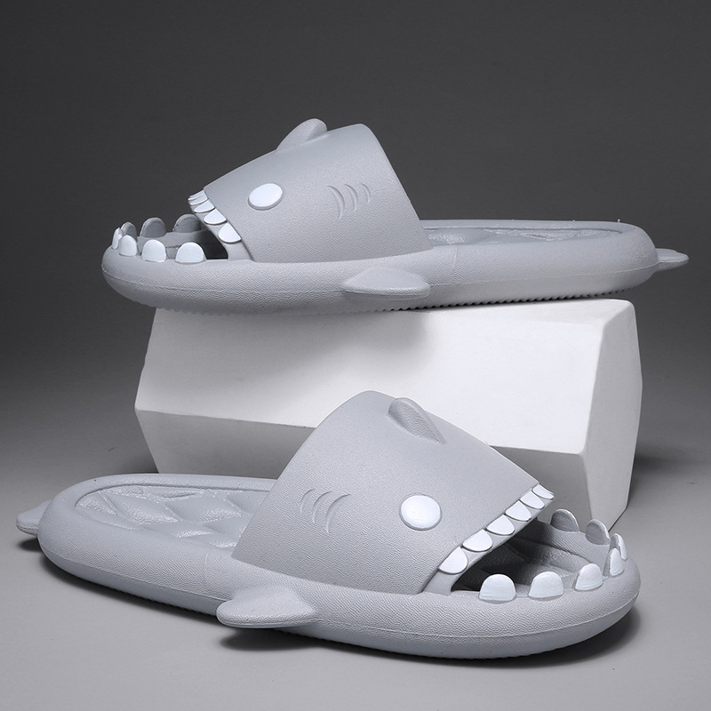 Home Slippers Cute Shark Couple Casual Large - Image 10