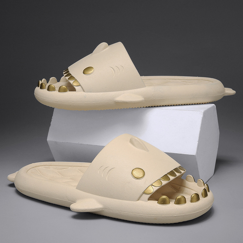 Home Slippers Cute Shark Couple Casual Large - Image 9