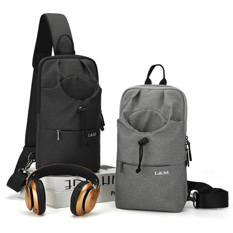 Mens Large-capacity Crossbody Chest Bag For Cycling - Image 2