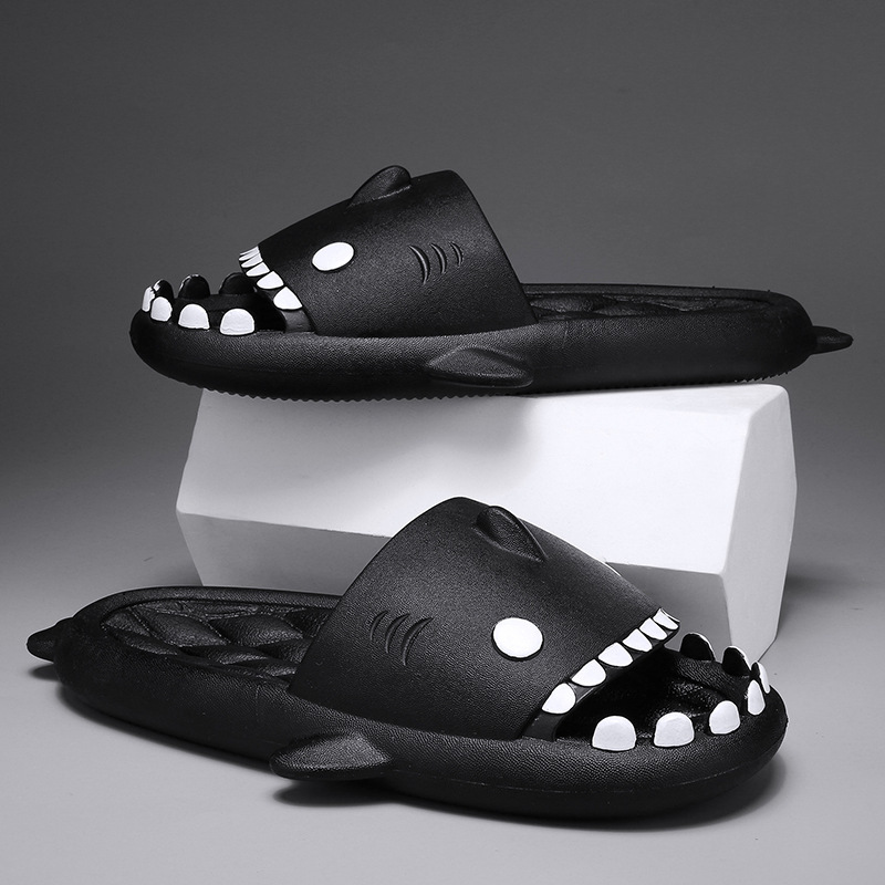 Home Slippers Cute Shark Couple Casual Large - Image 8