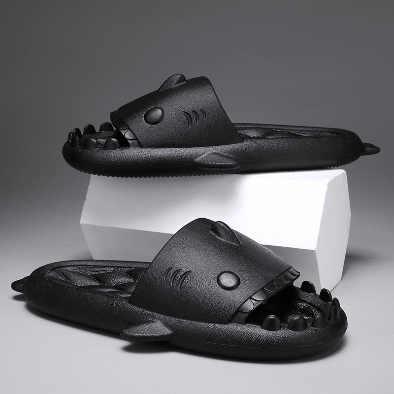 Home Slippers Cute Shark Couple Casual Large - Image 6