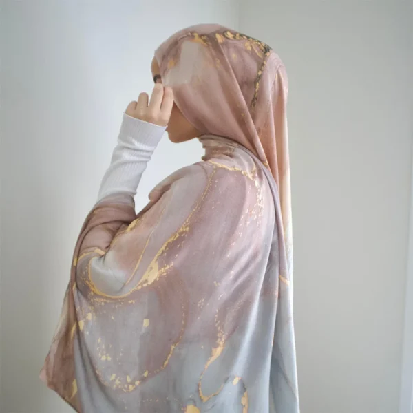 Muslim Print Hijabs Women Long Khimar Eid Ramadan Ethnic Scarf Prayer Turban Kerchief Shawl Head Wrap Ladies Modest Headscarf